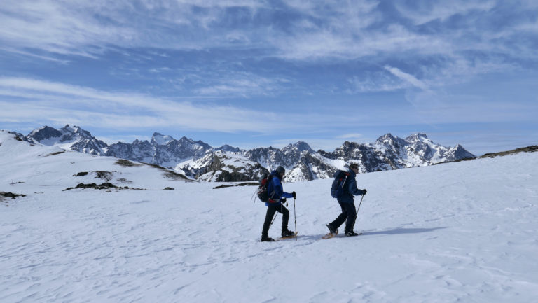En route pour le col des Muandes