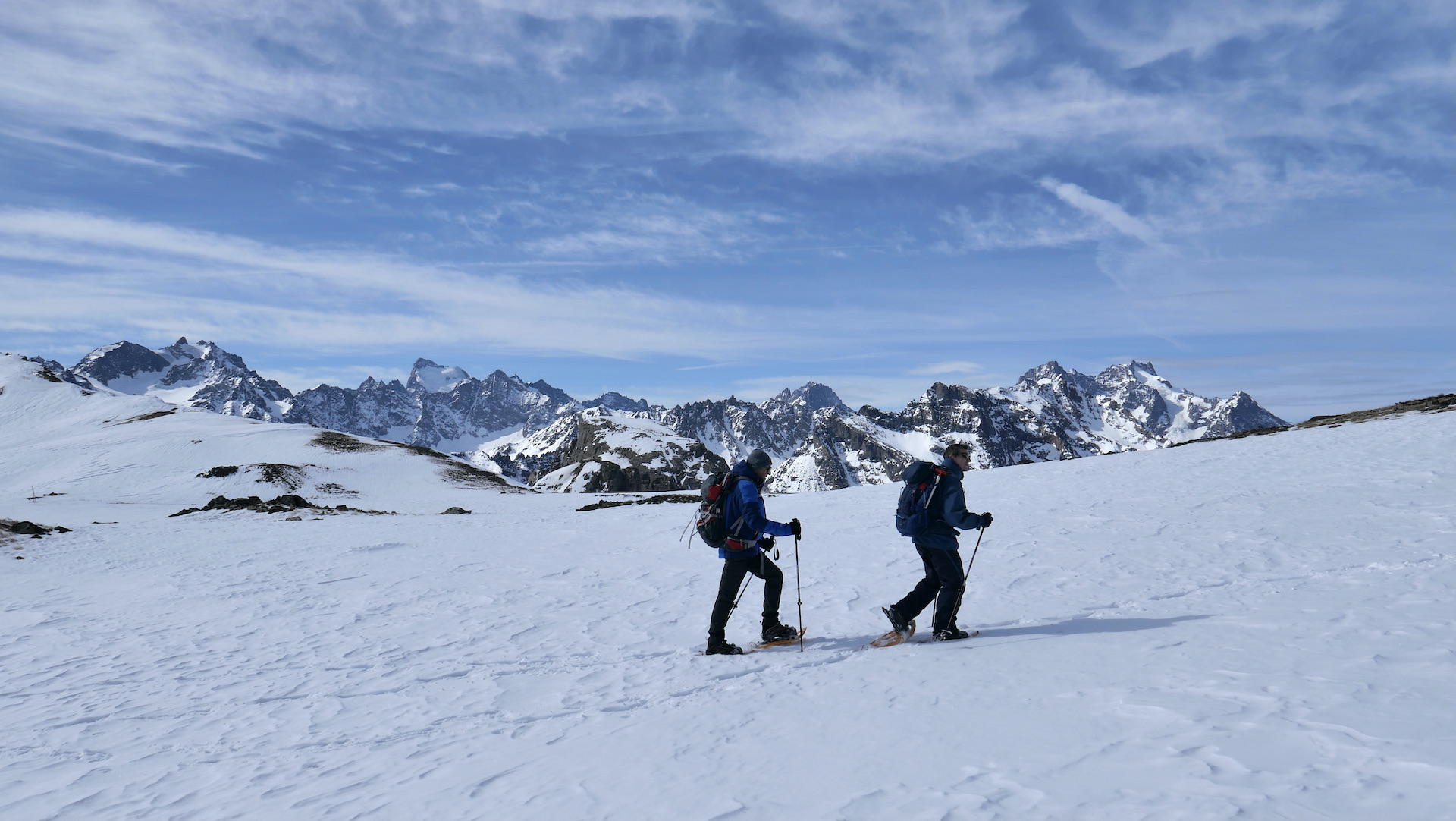 En route pour le col des Muandes