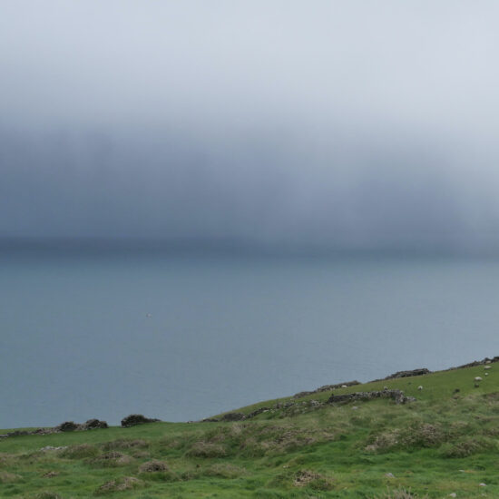 Rideau de pluie, péninsule de Dingle