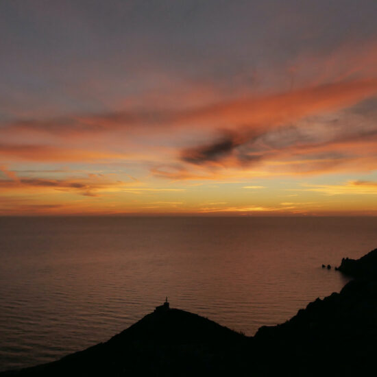 Coucher de soleil au Rocher des Goudes