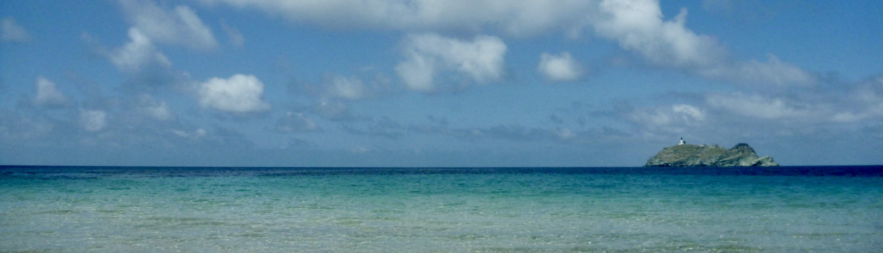 L'île de la Giraglia vue depuis Barcaghju