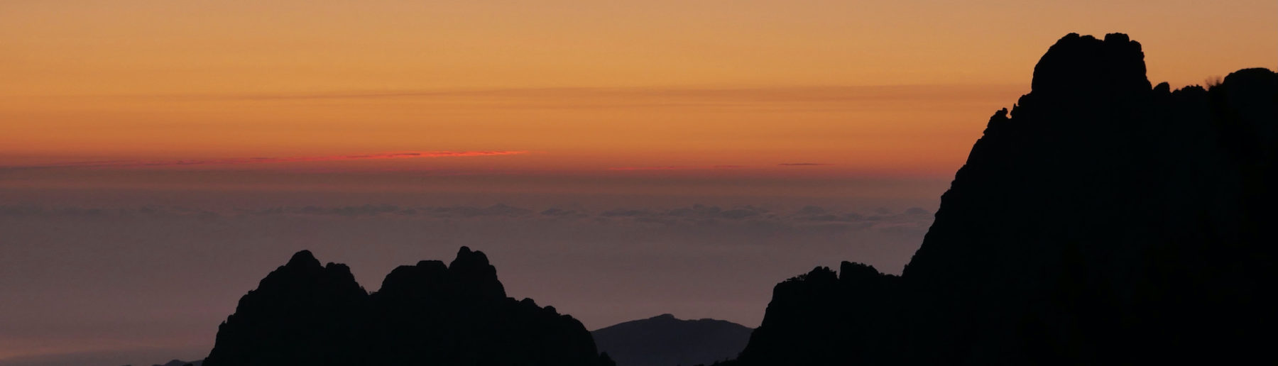 Lever de soleil au col de Bavella