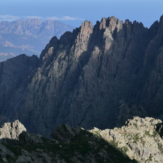 Le cirque de Bonifatu vu du GR20 (bocca l'Innuminata)