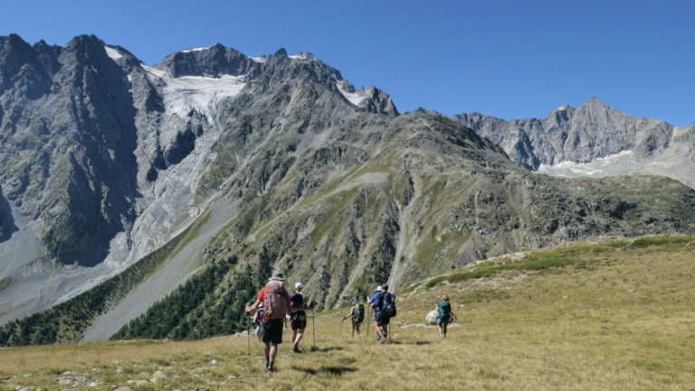 En descendant de la pointe de la Douche