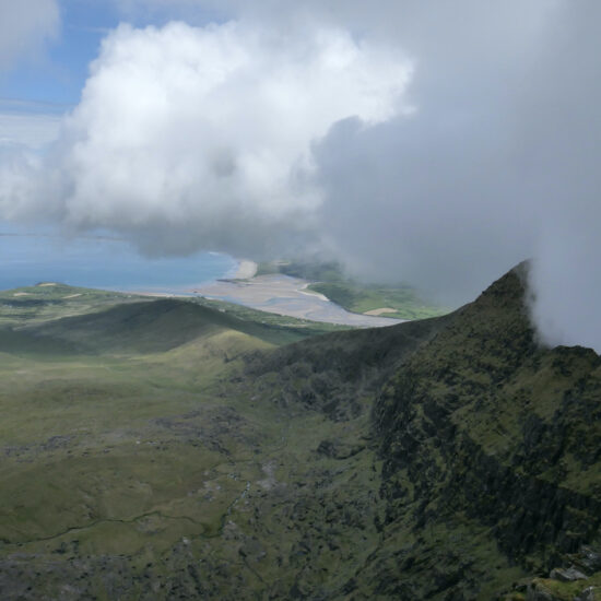 Sur les crêtes du Mount Brandon, péninsule de Dingle