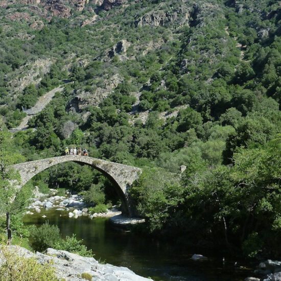 Le Ponte Vecchju à Ota sur le Mare e Monti