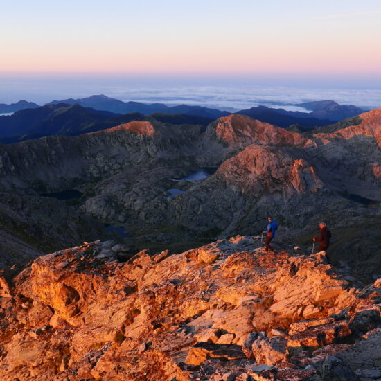 Lever de soleil au Mont Bégo