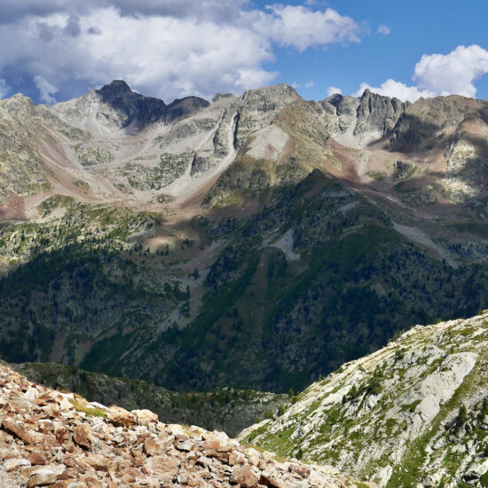 En descendant sur le refuge Malinvern