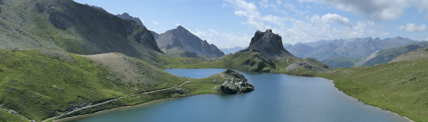 Lac de Roburent, haute vallée de la Stura, Piémont italien