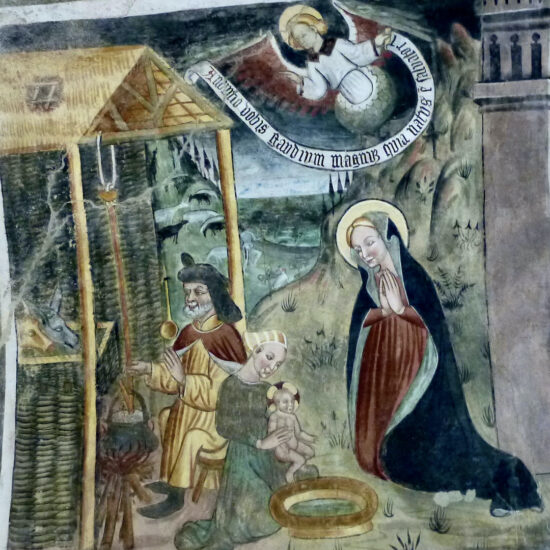Fresque de Hans Clemer à Elva