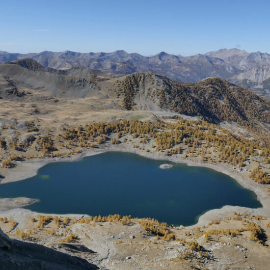 Lac d'Allos à l'automne, Mercantour