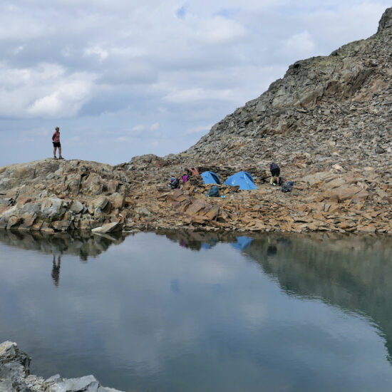 Bivouac sous le Montcalm