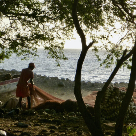 Pêcheur à Tarrafal, Santo Antão