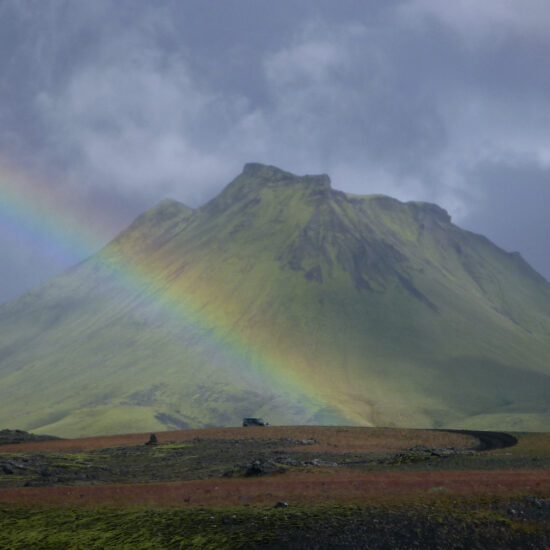 Arc en ciel sur Hatfell