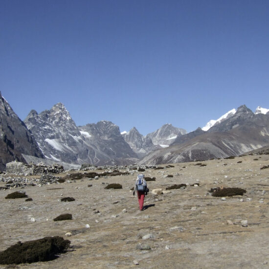Vers le Cho La pass, Khumbu