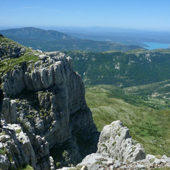 Le couloir du Mourre de Chanier