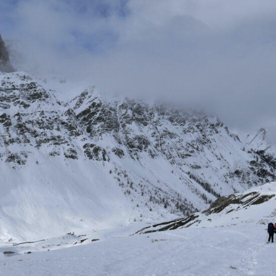 L'aiguille Pierre André dans le vallon de Mary