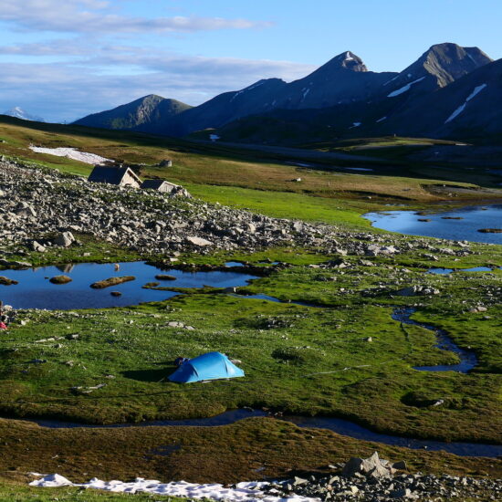 Bivouac aux lacs de Lignin