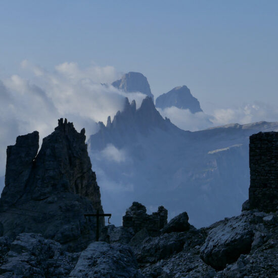 En descendant du rifugio Giussani