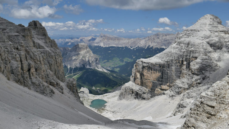 Le vallon de Pisciadù, massif de Sella