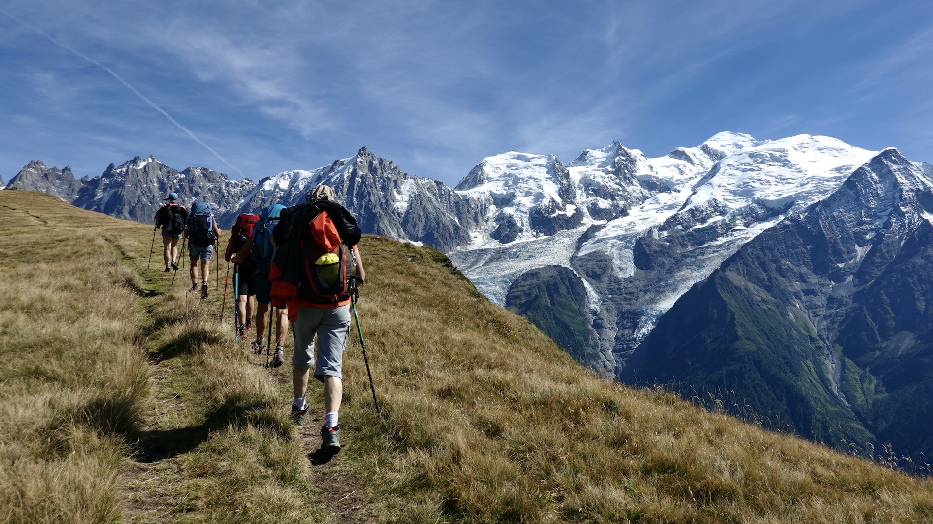 Face au Mont Blanc sur l'Aiguillette des Houches