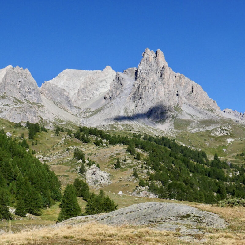 La Main de Crépin vue de Laval, haute Clarée