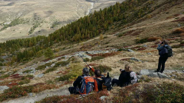 Atelier photo en montant au lac des Cordes avec le photographe Thierry Maillet