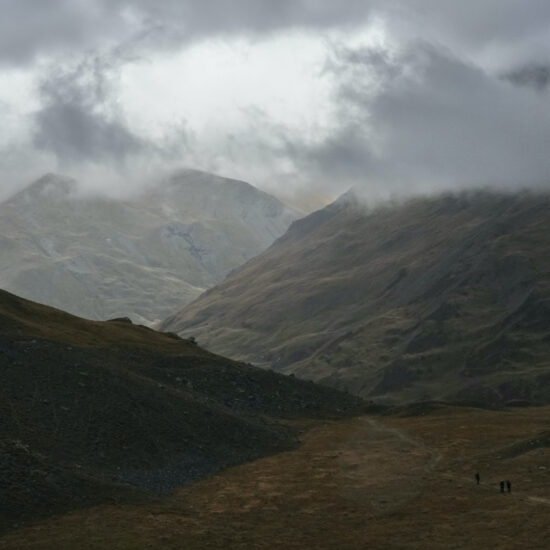 Descente du col des Marsailles dans une belle ambiance