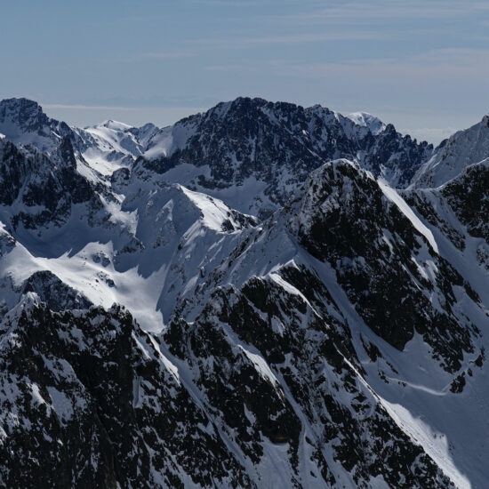 La Cougourde vue de la cime de l'Agnel