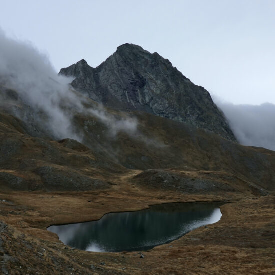 Le Bric Bouchet et le lac Chalanties