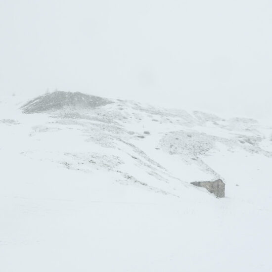 Bergerie de Mary dans le blizzard