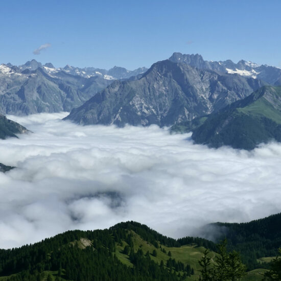 Mer de nuages sur le Champsaur