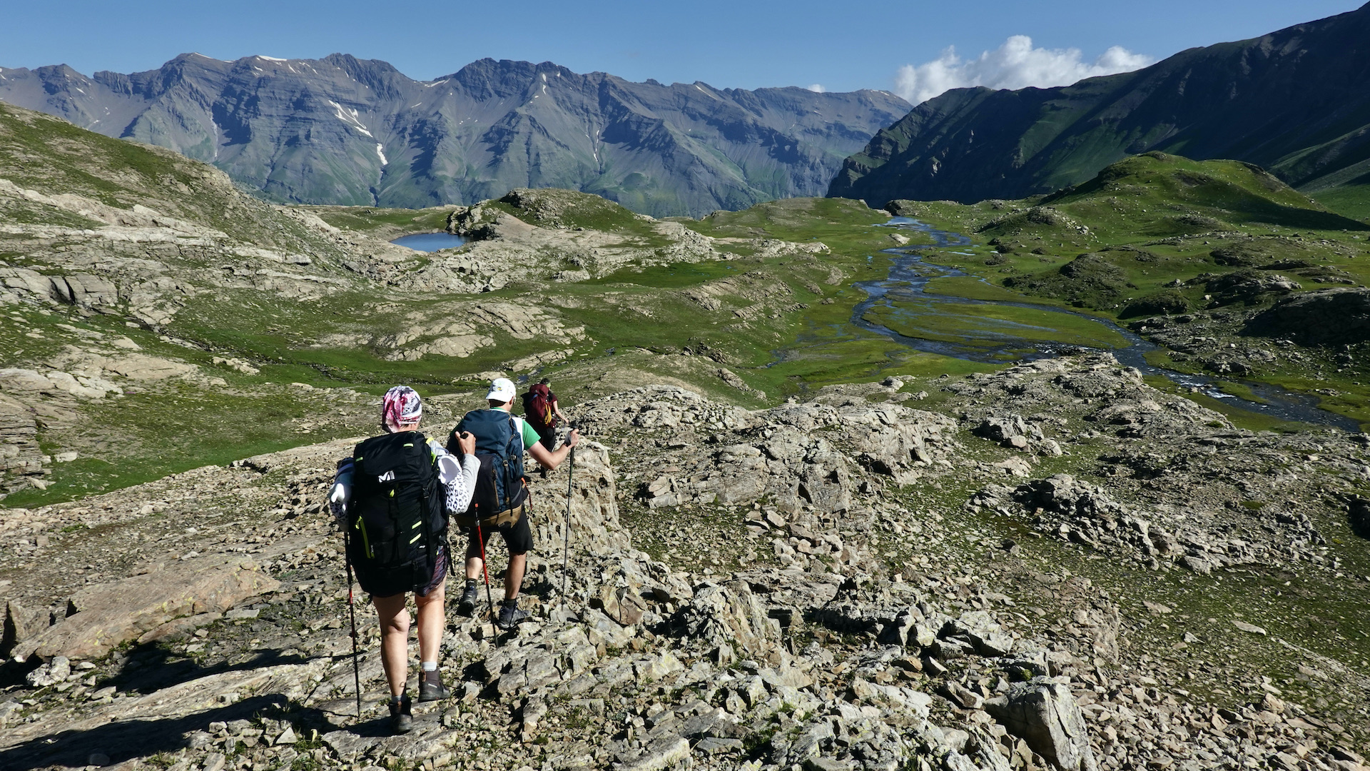 Les quartiers d'août sous le col des Terres Blanches