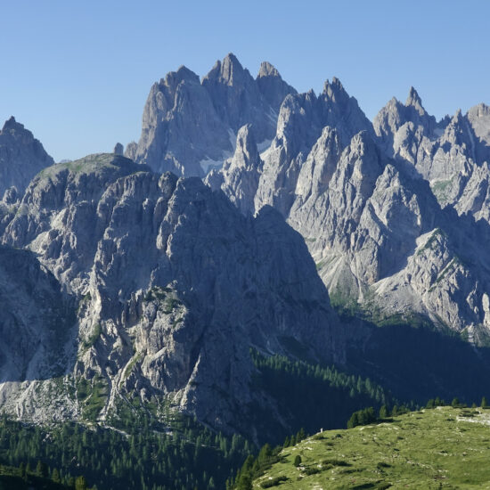 Les Cadini di Misurina vus des Tre Cime