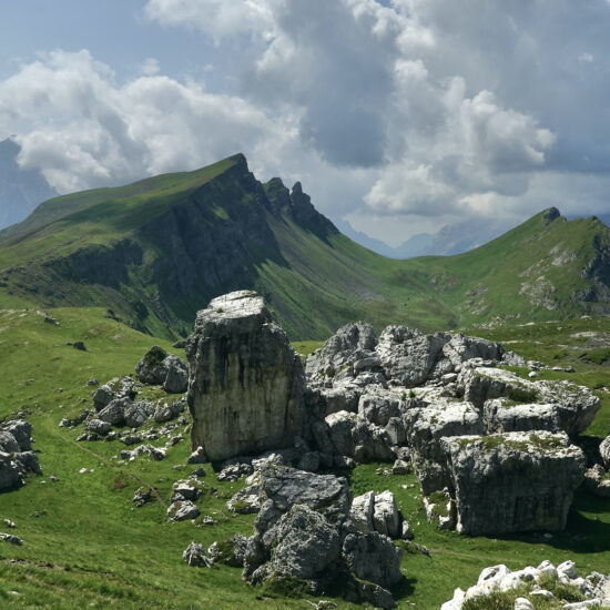 Chaos de blocs sous la forcella Giau