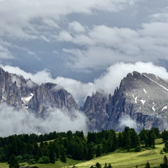 Sasso Lungo et Sasso Piatto après l'orage