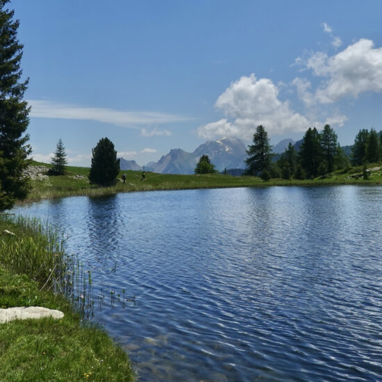 Lacs du Col Bas : lac du Milieu