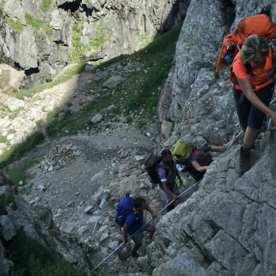 Dans les gorges de la Reculaz