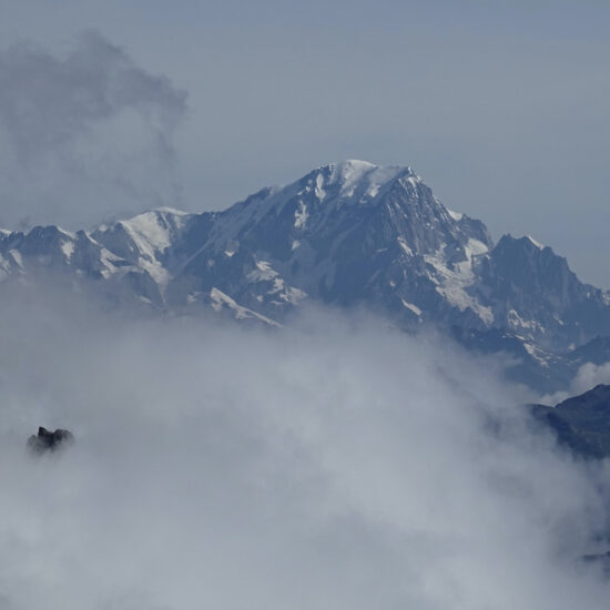 Le grand Mont Blanc vu du Petit Mont Blanc