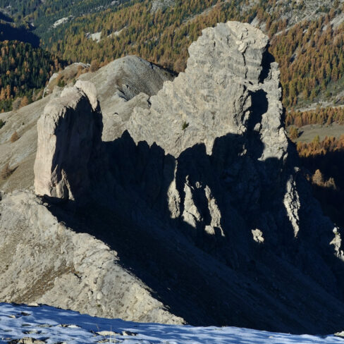 Vue du sommet de la Tome, Briançonnais