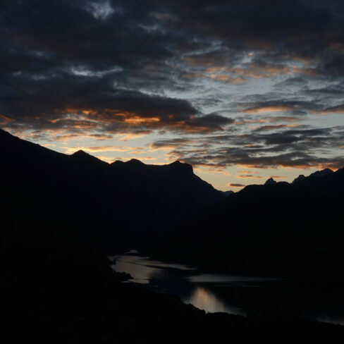 Lever de soleil sur l'Ubaye