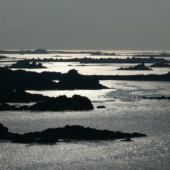 La côte des abers à marée basse