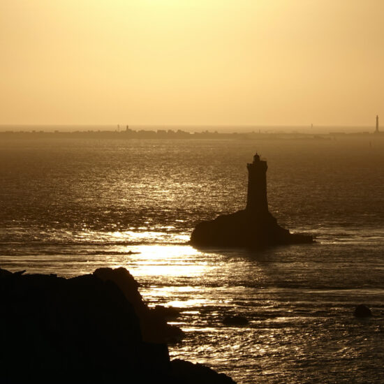 Coucher de soleil à la pointe du Raz