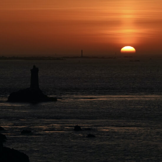 Coucher de soleil à la pointe du Raz