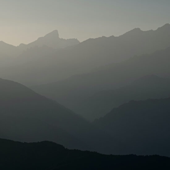 U Paglia Orba et autres montagnes de Corse vu du San Petrone